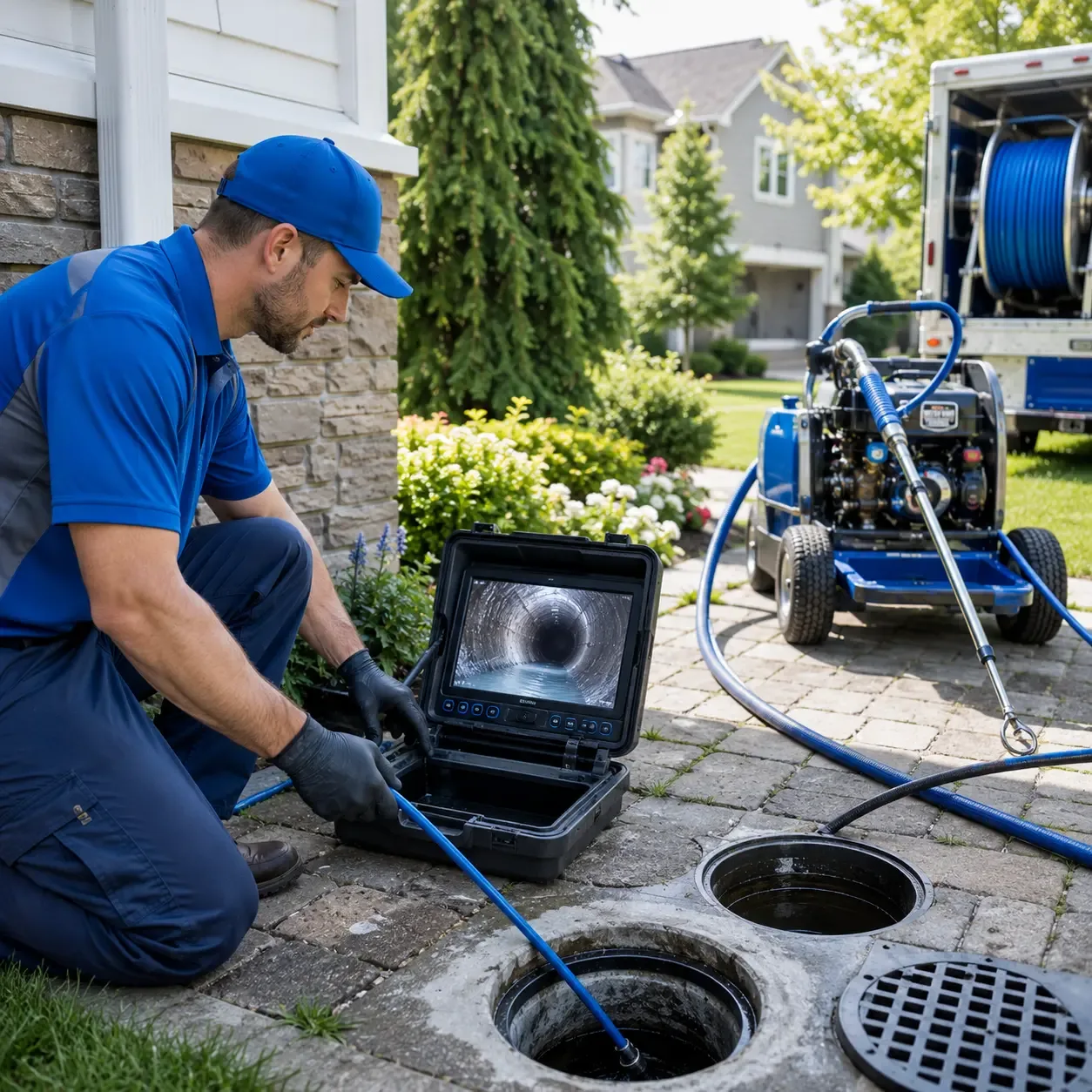 Outdoor drain cleaning professionals serving East Syracuse, NY